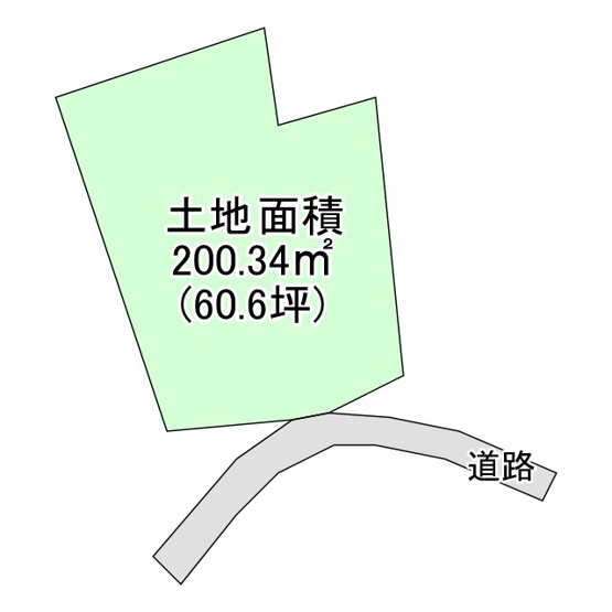 【土地図】 | ◆南区蒔田町字谷戸田上　建築条件なし売地◆