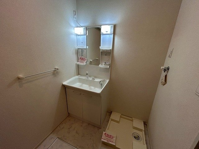 Ｓｐｅｒａｎｚａ　Ａの洗面所|忙しい朝には欠かせない洗面所です