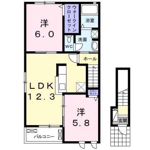 ＣＡＳＡ　３の間取り