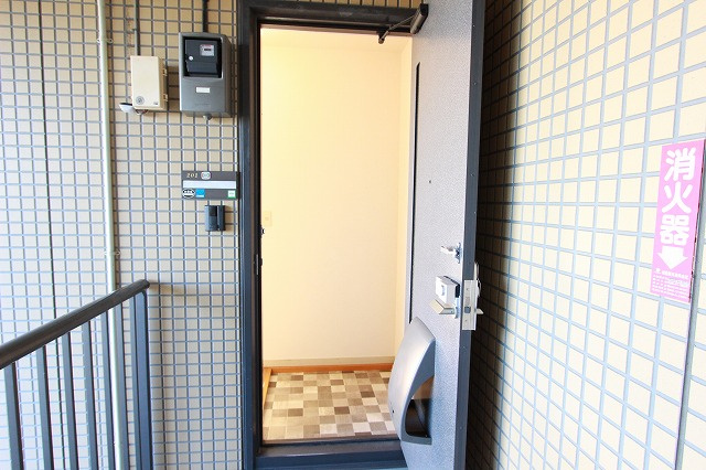 テラスⅥのバルコニー|※他のお部屋の参考写真です。