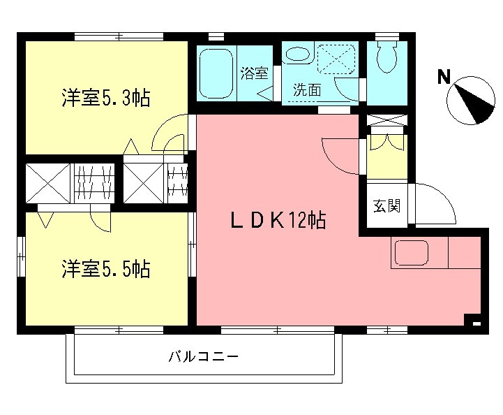 テラスⅥの間取り