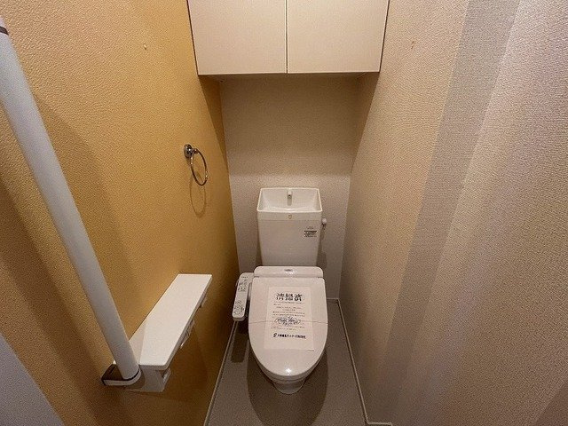 サニーガーデンⅠのトイレ|ゆったりとした空間のトイレです