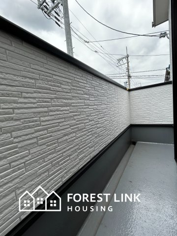 上之島町南のバルコニー