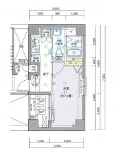 【間取り】 | ヴェルト亀戸 | 間取りです。