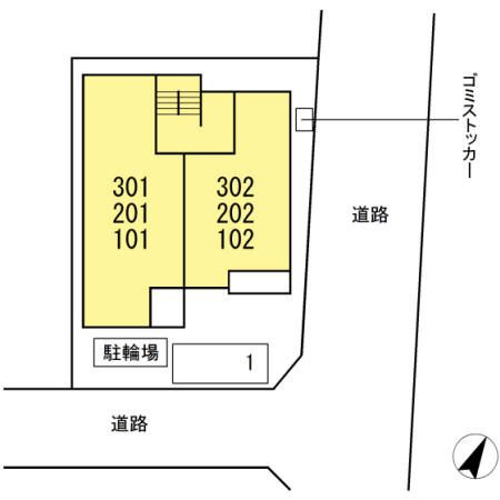 ステラダイアの区画図