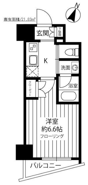 コンシェリア文京大塚の間取り