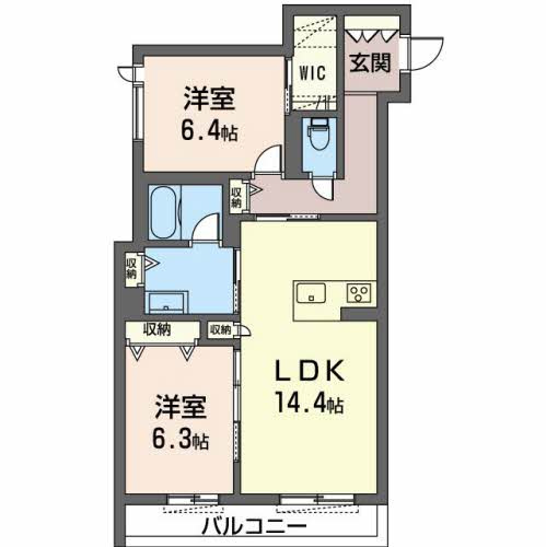 レフィアントITOの間取り