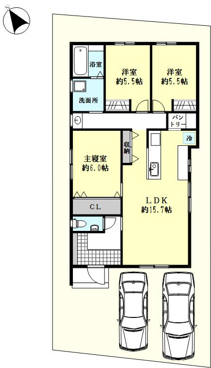 三木市平田55の間取り