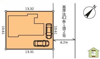 川口市安行藤八　中古一戸建ての区画図