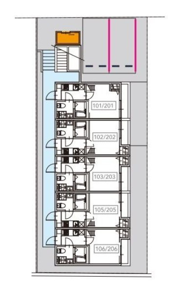仲介手数料（賃料の1.10ヵ月）の50％OFF対象物件！の区画図