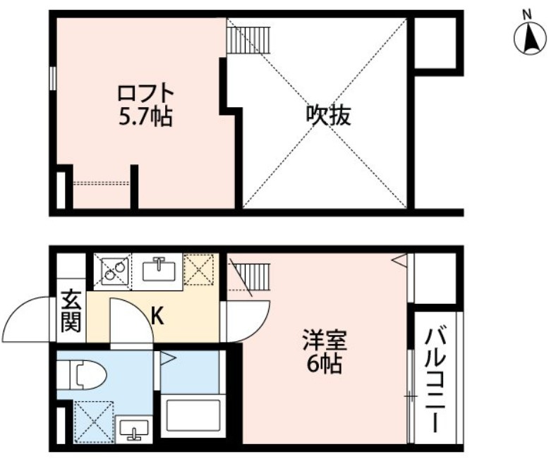 仲介手数料（賃料の1.10ヵ月）の50％OFF対象物件！の間取り