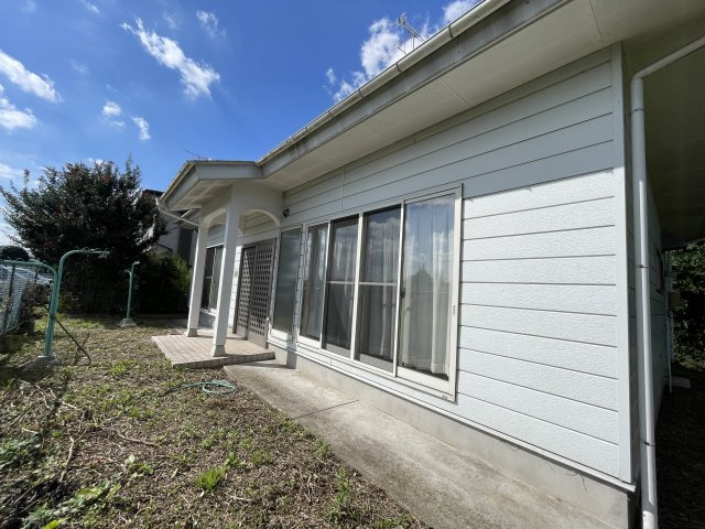 中古戸建・中古住宅　矢吹町中町　矢吹小・矢吹中の庭|陽当たり良好な庭付きです！