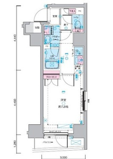 【間取り】 | GENOVIA浅草蔵前skygarden