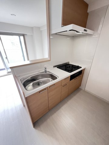 大阪市都島区都島本通４丁目の賃貸マンションのキッチン