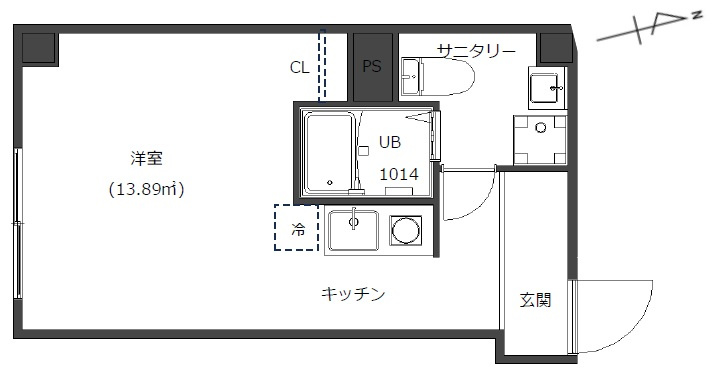 ウィズ高島平の間取り