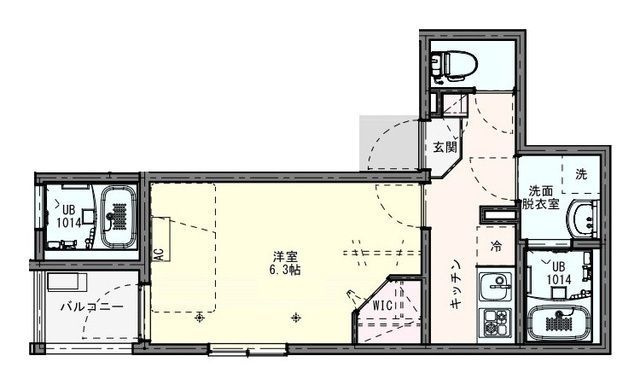 ＫＬＥＩＳ梅島の間取り|間取りです。