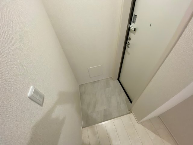 神戸市灘区大石南町１丁目のアパートの玄関