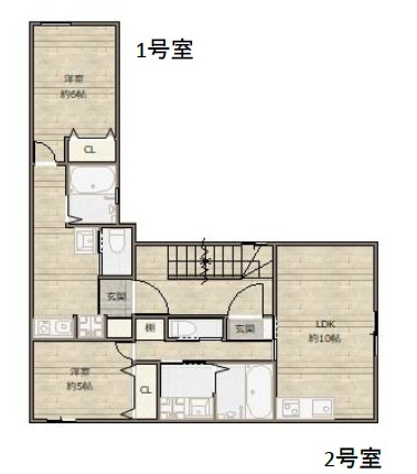 神戸市中央区元町通３丁目の賃貸マンションの間取り