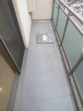 パルティール六甲のバルコニー