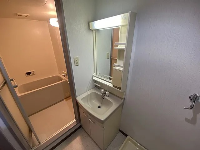 神戸市東灘区深江北町２丁目の賃貸マンションの独立洗面台