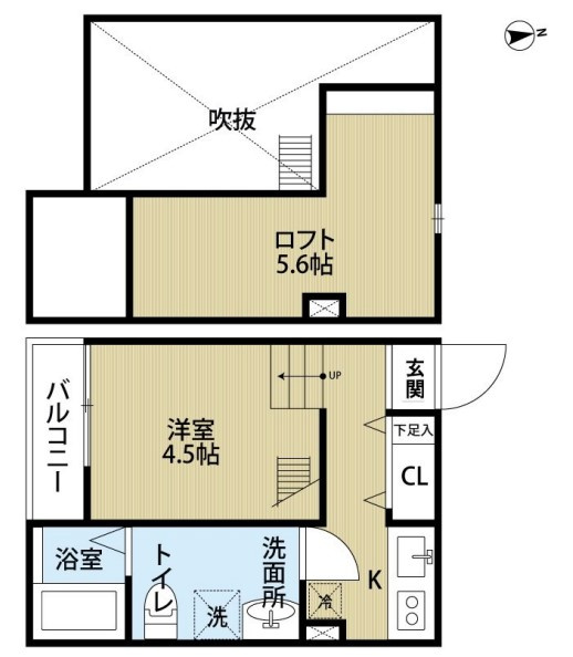 La　Luce松戸の間取り