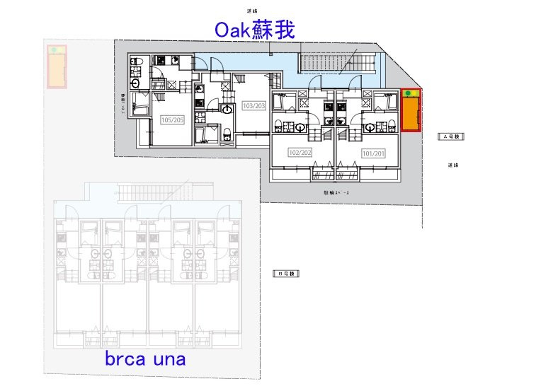 Oak 蘇我（オーク ソガ）の区画図