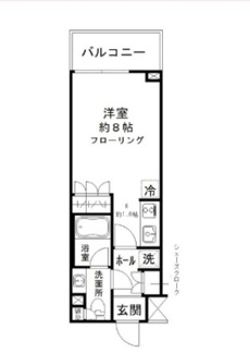 【間取り】 | パークリュクス清澄白河 | 間取りです。