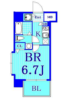 ガーラ横濱南の間取り