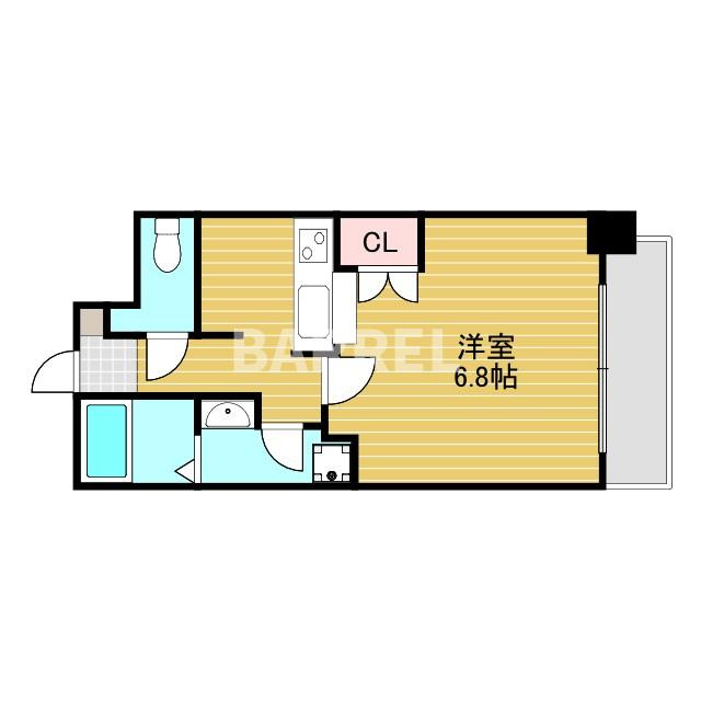 カスターニャ三国本町の間取り