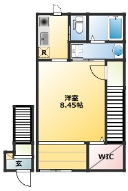姫路市大善町のアパートの間取り