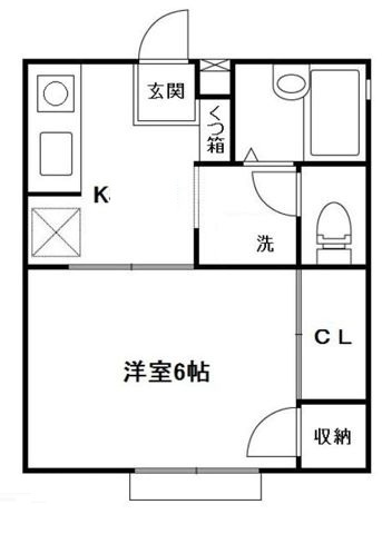 メゾン・ド・ル・ミハの間取り|間取りです。