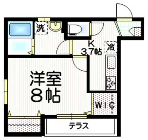 メゾンＫの間取り|★ウォークインクロゼットもあり収納充実です★