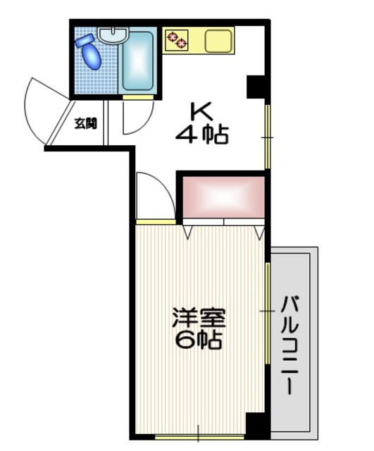 コーポラスＫの間取り