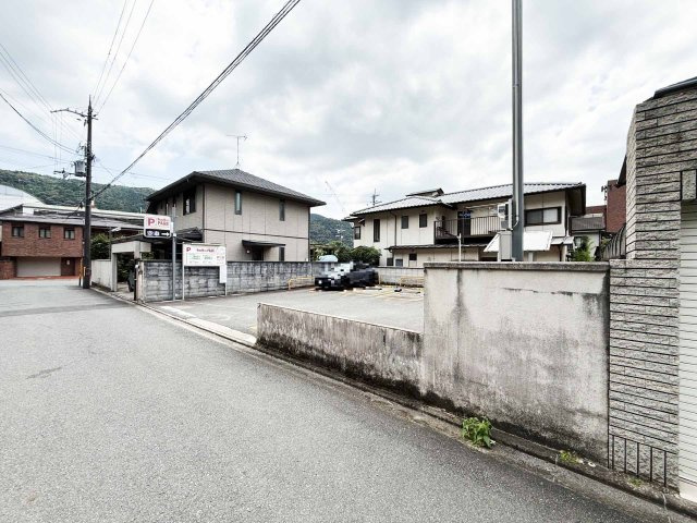 左京区岡崎東天王町土地の前面道路含む現地写真