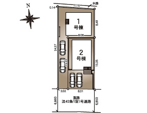 【区画図】 | 福島市笹谷第10　1号棟（Z）