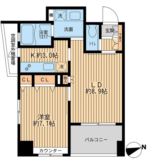 【間取り】 | クリオ戸越銀座壱番館