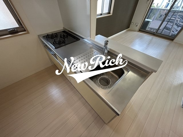 伊勢崎市安堀町のアパートのキッチン