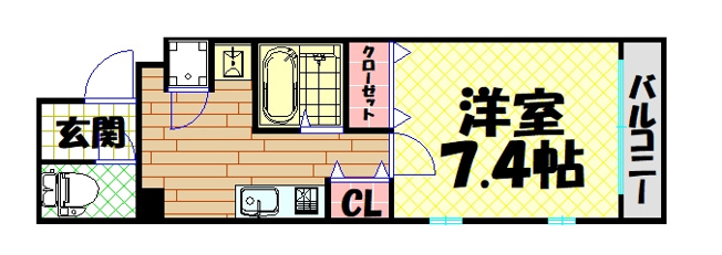 【間取り】 | MARION KITAHORIE ANNEX