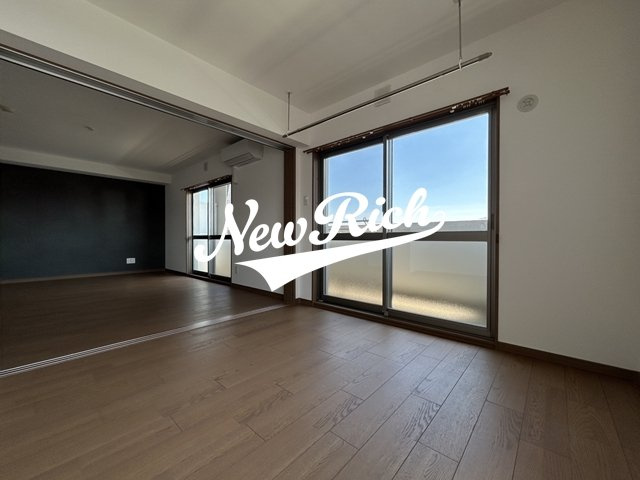 前橋市元総社町の賃貸マンションのバルコニー