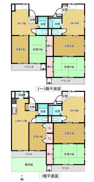 アーバンハイツの間取り