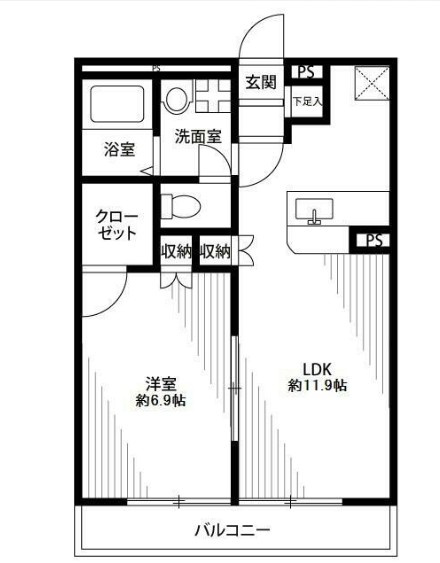 【仲介手数料：50％OFF】対象物件！の間取り