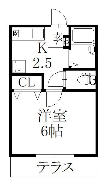 シエール草加の間取り