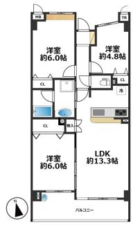 【間取り】 | メロディーハイム神戸クラシエール