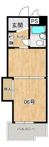 サンスリ－ハイツ布施の間取り