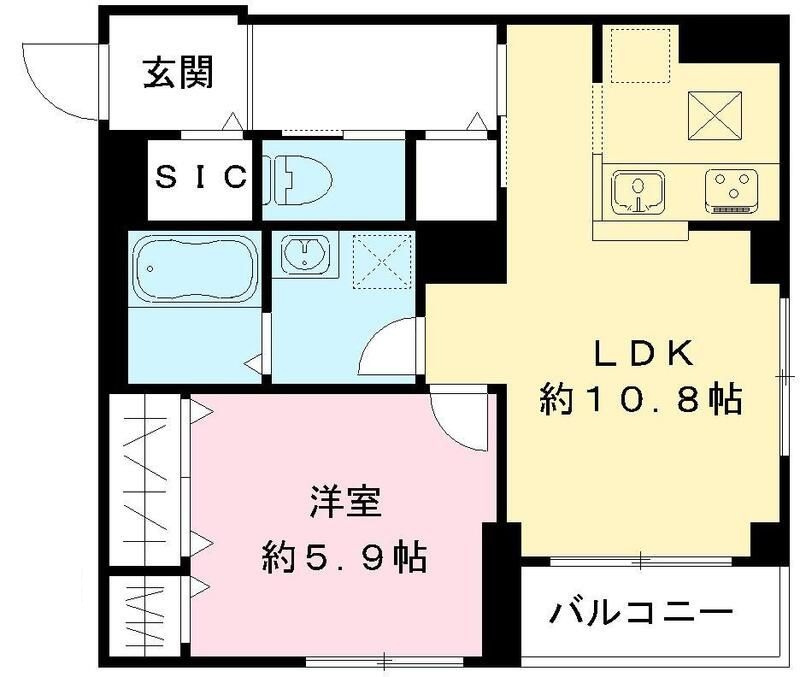 ホワイト・ルミエの間取り|間取りです。