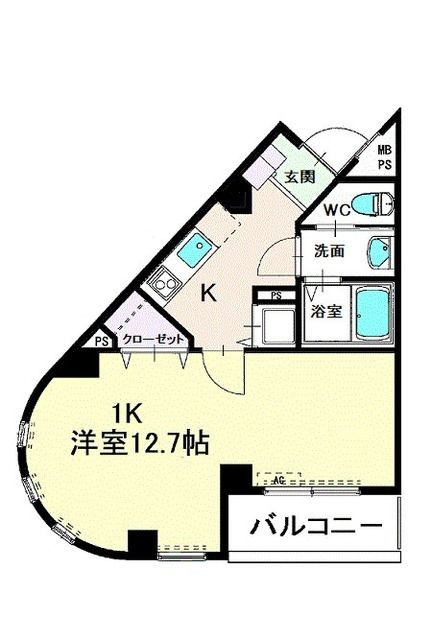 ベル　ミーキの間取り|間取りです。