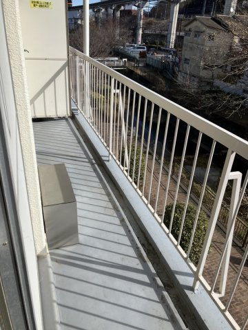第1スザキハイツのバルコニー