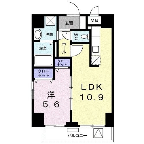コルバスの間取り|間取りです。