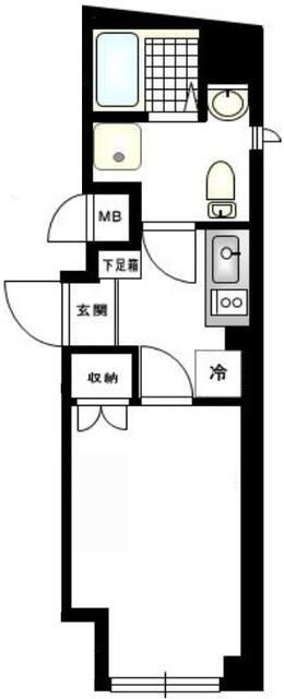 ｂ’ＣＡＳＡ　Ｔａｂａｔａの間取り|間取りです。