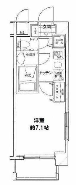 セントパレス大鳥居の間取り|間取りです。